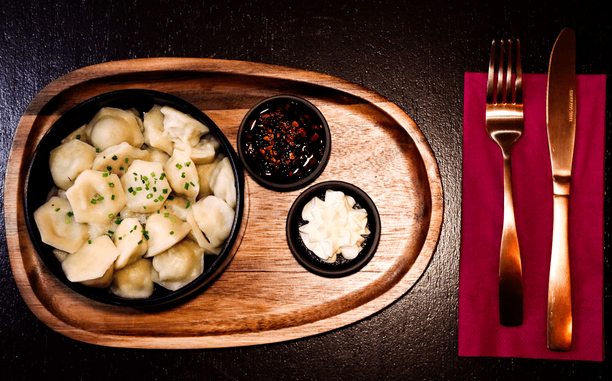 Handmade pelmeni